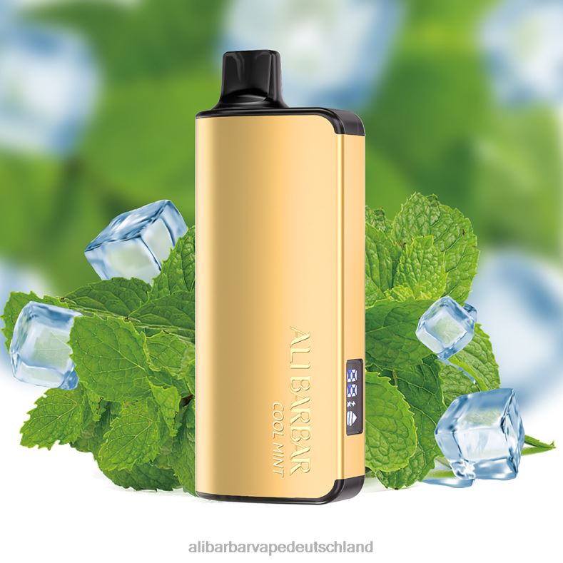Alibarbar Ingot 9000 Einweg-Vaporizer kühle Minze P88BJ18 - Alibarbar Price