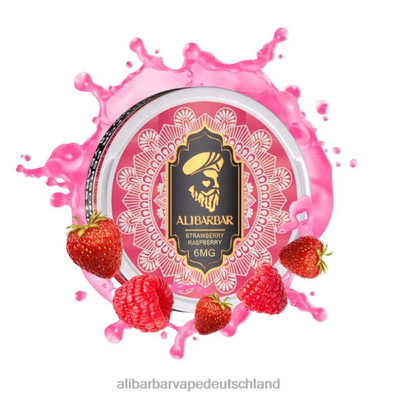 Alibarbar Nikotinbeutel Erdbeer-Himbeere P88BJ92 - Alibarbar Vape Review