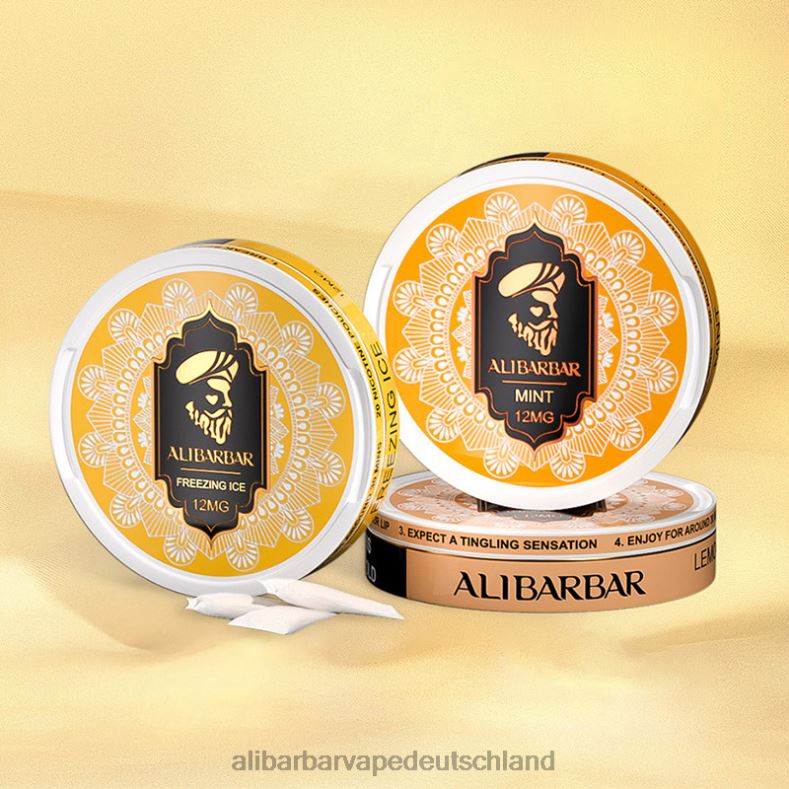 Alibarbar Nikotinbeutel Kirschgranatapfel P88BJ82 - Alibarbar Vape Nicotine Content