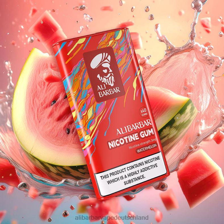 Alibarbar Nikotinkaugummi Apfel P88BJ98 - Alibarbar Vape Review
