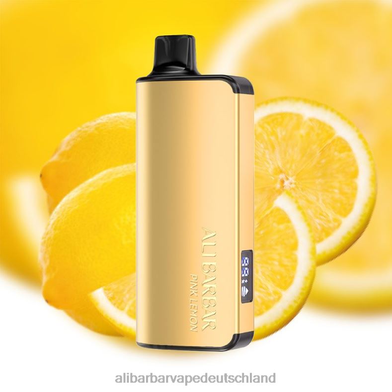 Alibarbar Ingot 20000 Einweg-Vaporizer rosa Zitrone P88BJ40 - Alibarbar Vape Nicotine Content