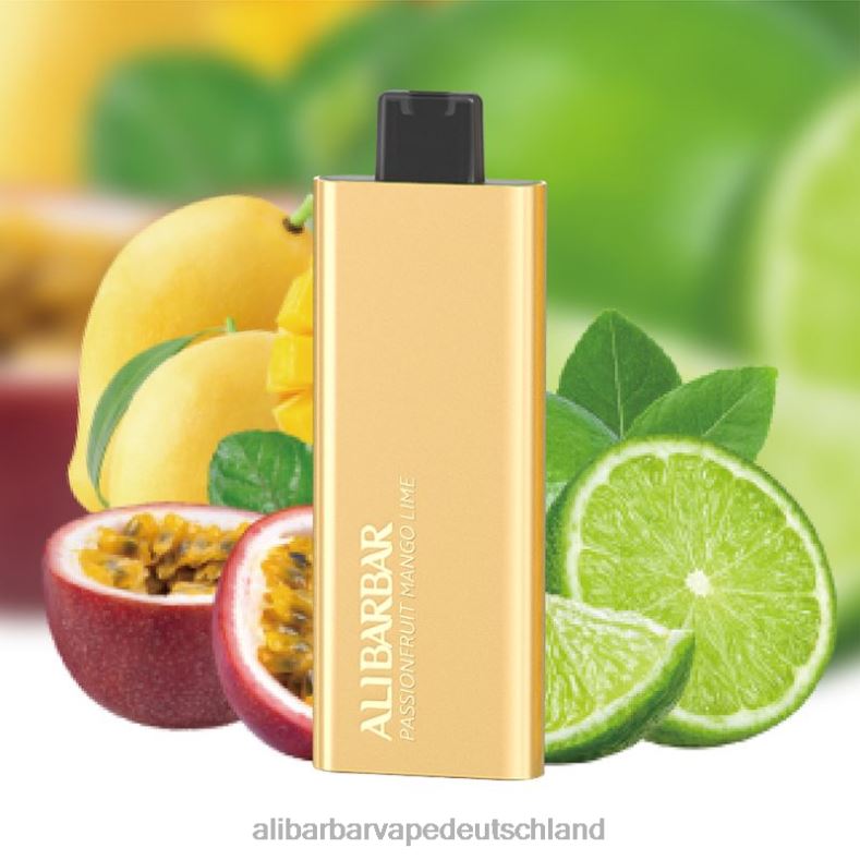 Alibarbar Pandora 7000 Einweg-Vaporizer Passionsfrucht-Mango-Limette P88BJ58 - Alibarbar Vape Nicotine Content